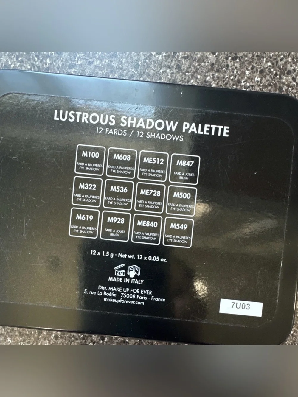 Makeup Forever Lustrous Shadow Palette